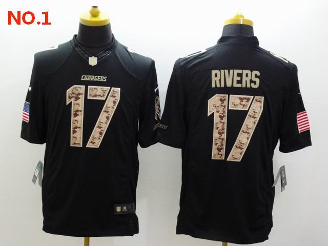 Men's Los Angeles Chargers #17 Philip Rivers Jerseys-9